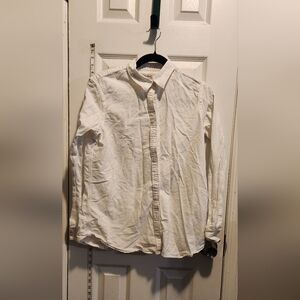 Natural Basix Button Up Long Sleeve Top